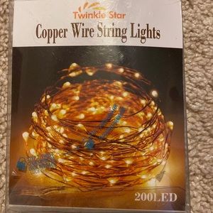 copper wire string lights